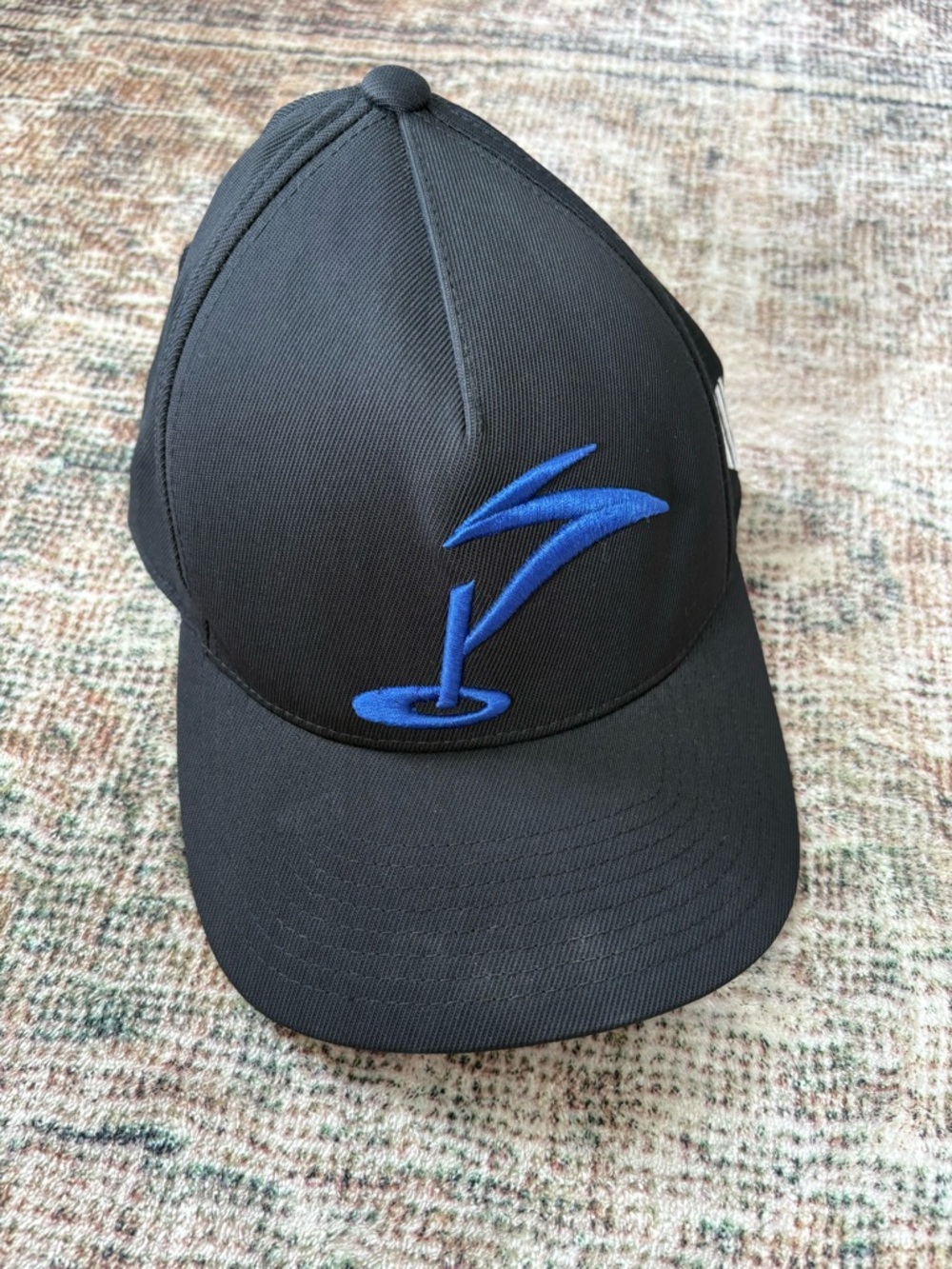 Black LIV GOLF Baseball Cap with Blue Embroidered Logo